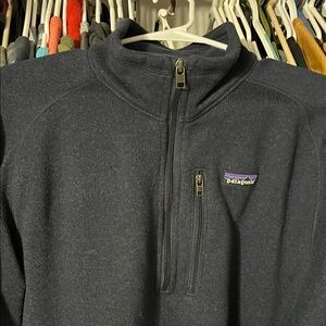 Patagonia Navy Half-Zip Fleece Pullover Better Sweater